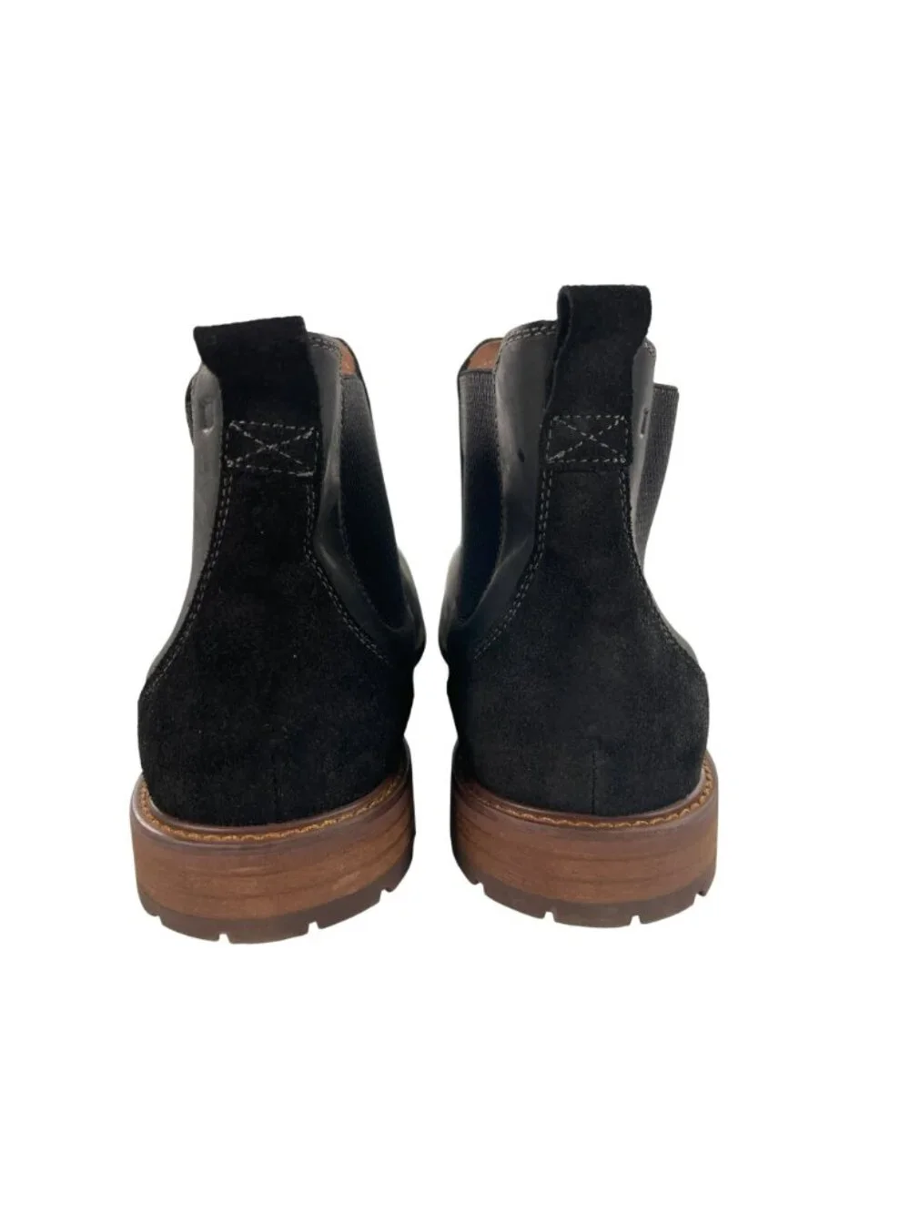 Florsheim Chalet Plain Toe Gore Boots Leather Stretch Men's Size 14 MSRP$145 NEW